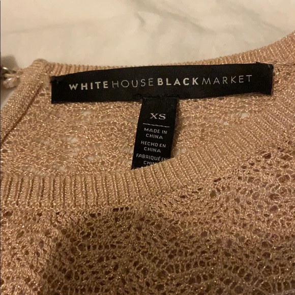 Pink with rose gold flakes sweater/ shirt - Picture 2 of 3